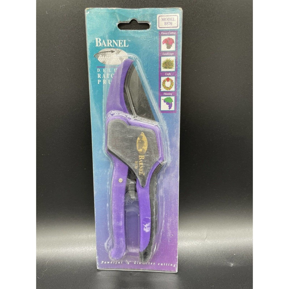 BARNEL USA Pruner 8” Inch Ratchet Professional Deluxe Ratchet Pruner B570 New
